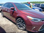 2016 Toyota Avalon Xle Burgundy vin: 4T1BK1EB4GU224499