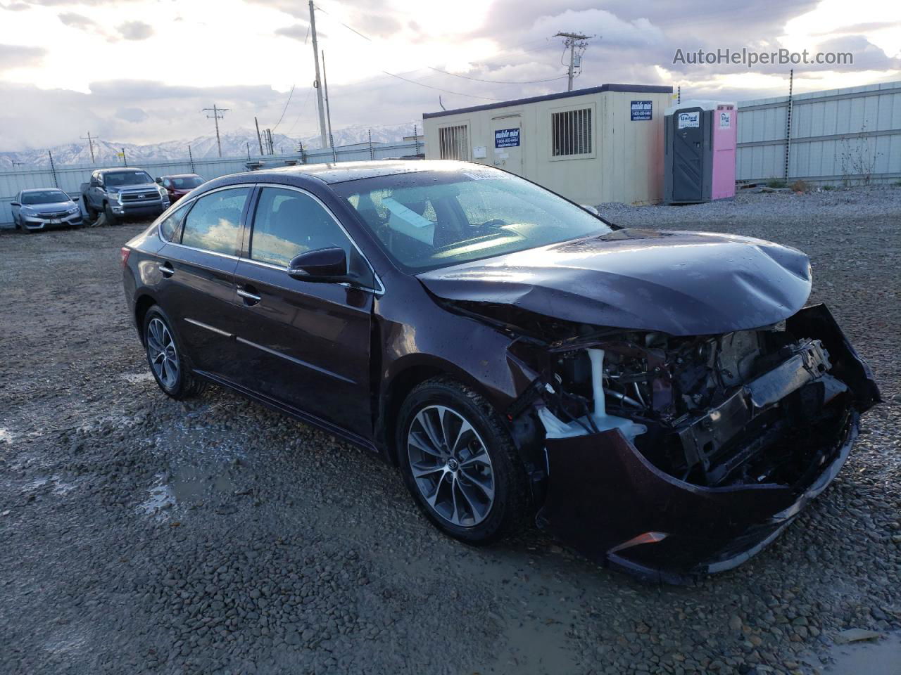 2016 Toyota Avalon Xle Burgundy vin: 4T1BK1EB4GU231260