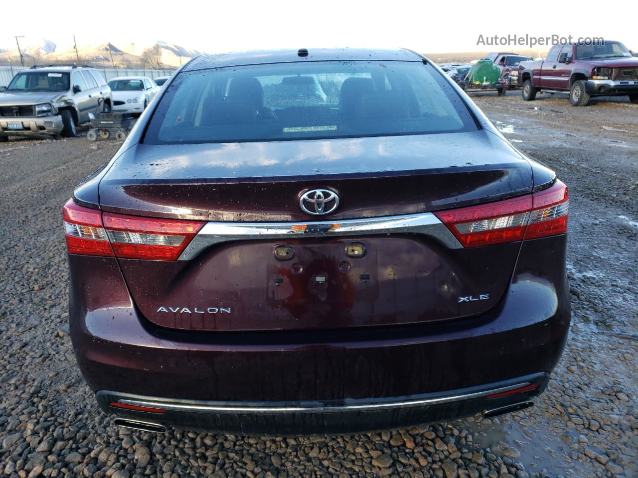 2016 Toyota Avalon Xle Burgundy vin: 4T1BK1EB4GU231260