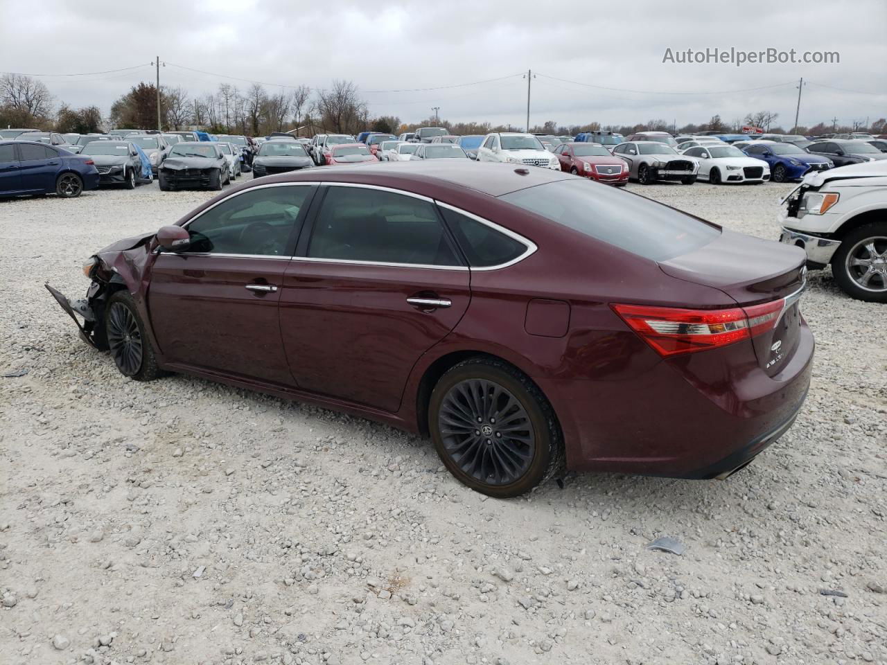 2016 Toyota Avalon Xle Burgundy vin: 4T1BK1EB4GU234739