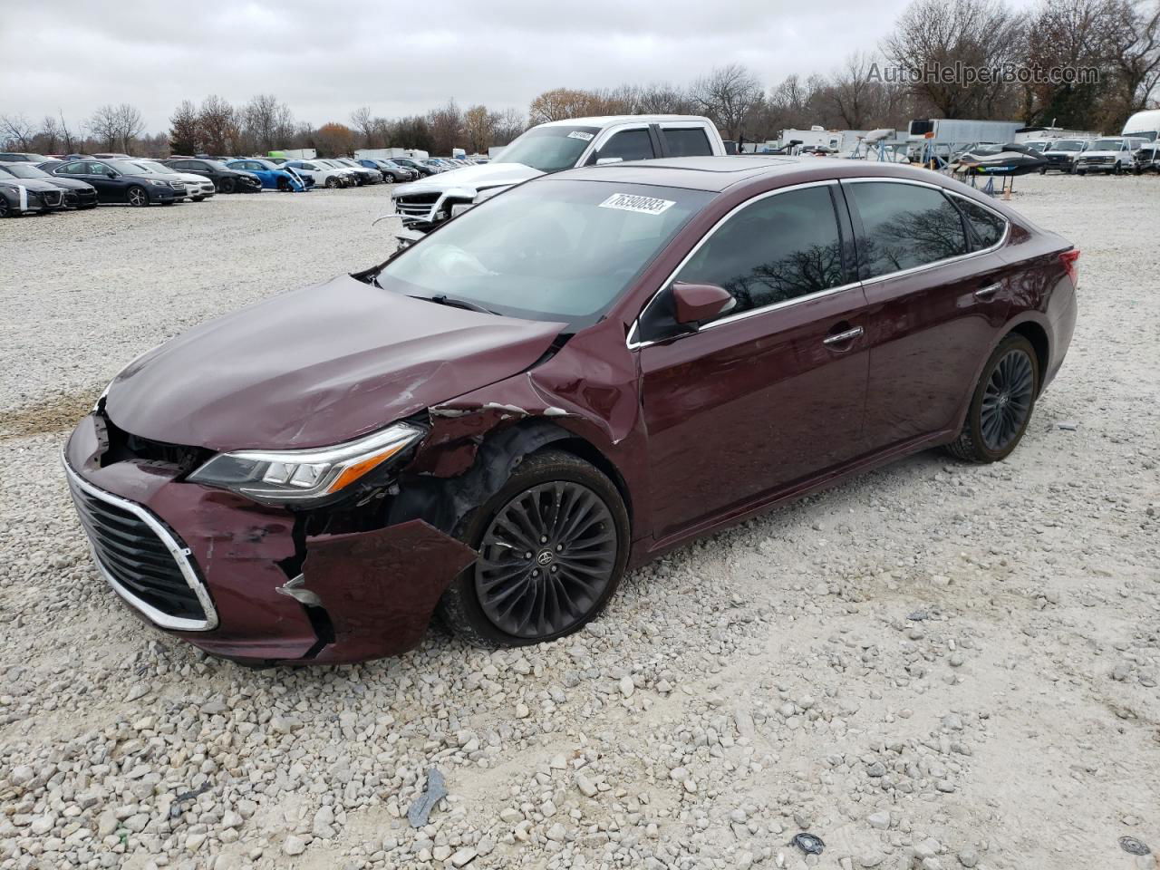 2016 Toyota Avalon Xle Burgundy vin: 4T1BK1EB4GU234739