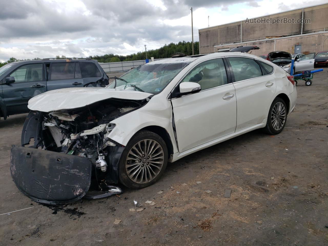 2016 Toyota Avalon Xle White vin: 4T1BK1EB4GU239746