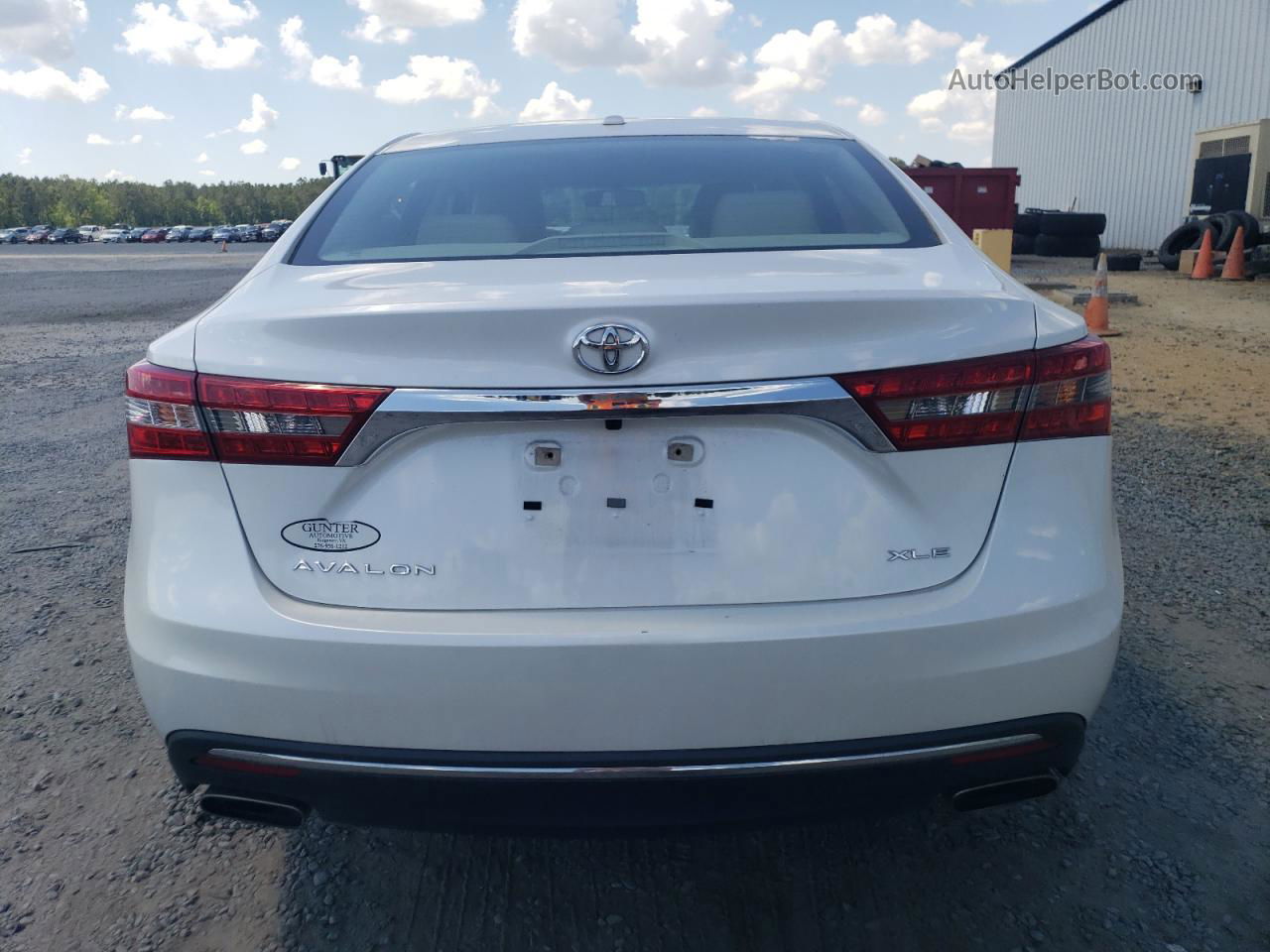 2016 Toyota Avalon Xle White vin: 4T1BK1EB5GU201636