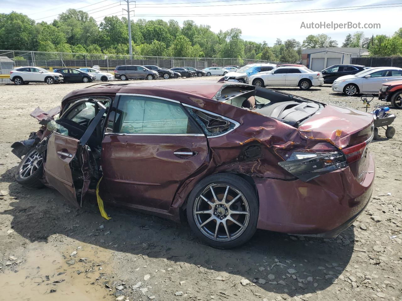 2016 Toyota Avalon Xle Burgundy vin: 4T1BK1EB5GU201796