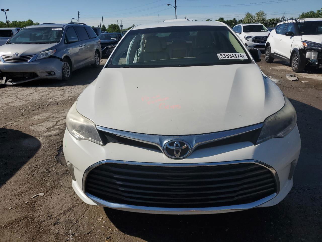 2016 Toyota Avalon Xle Белый vin: 4T1BK1EB5GU204777