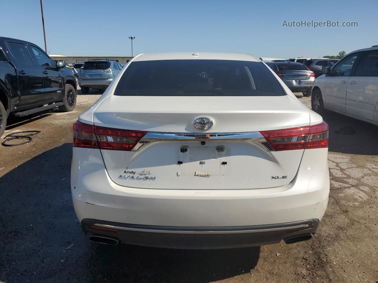 2016 Toyota Avalon Xle White vin: 4T1BK1EB5GU204777