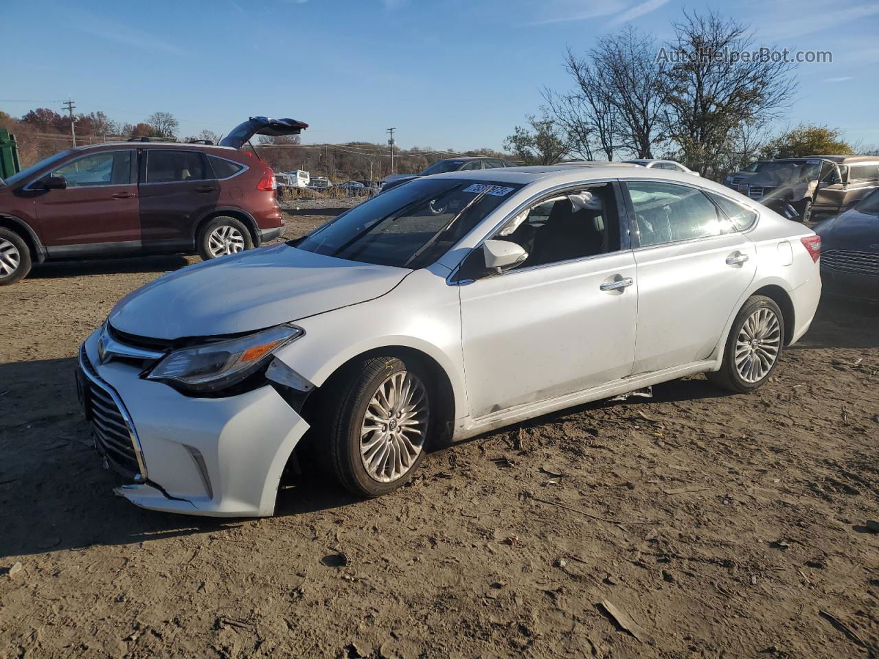 2016 Toyota Avalon Xle White vin: 4T1BK1EB5GU210188