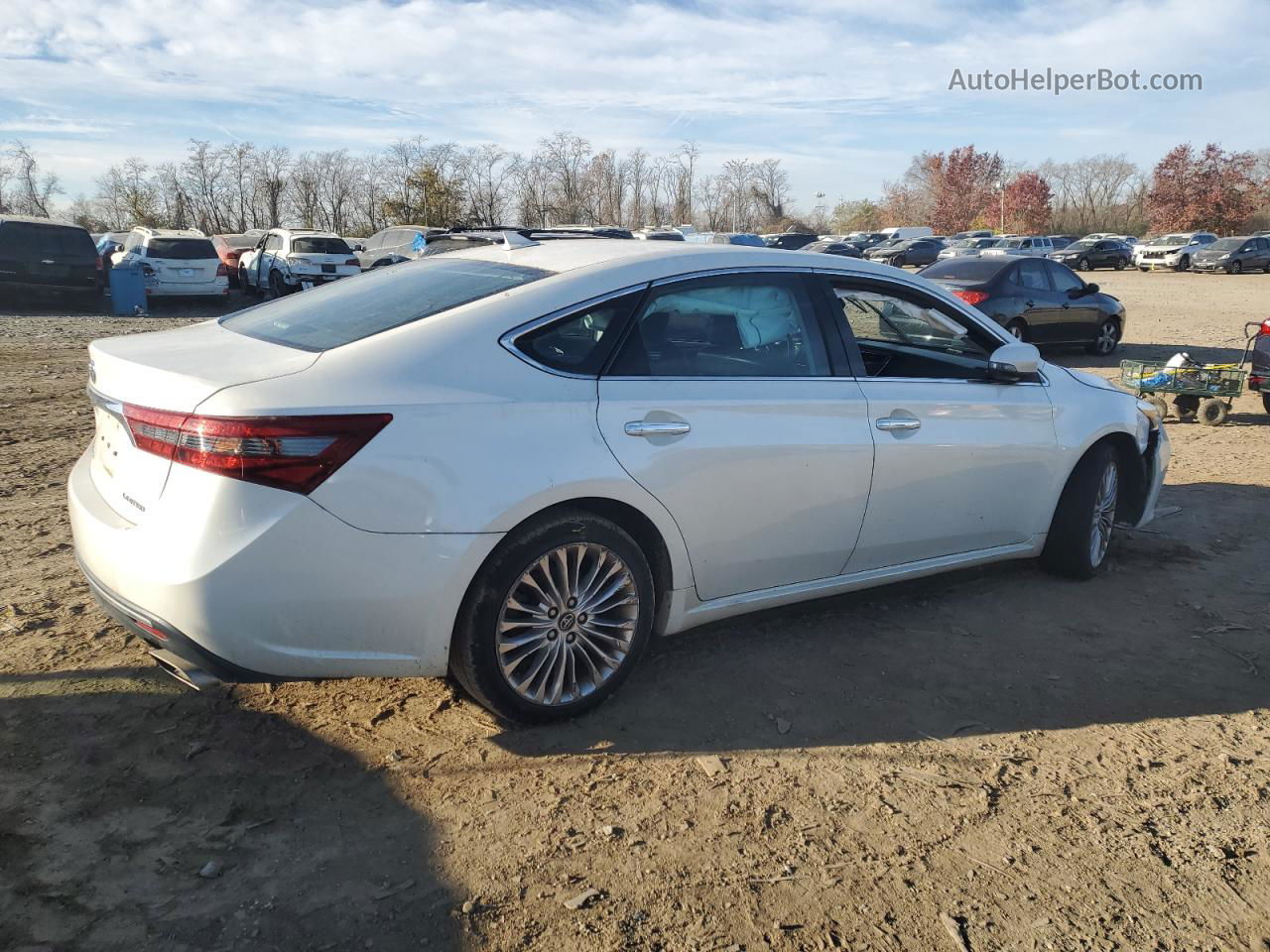 2016 Toyota Avalon Xle White vin: 4T1BK1EB5GU210188