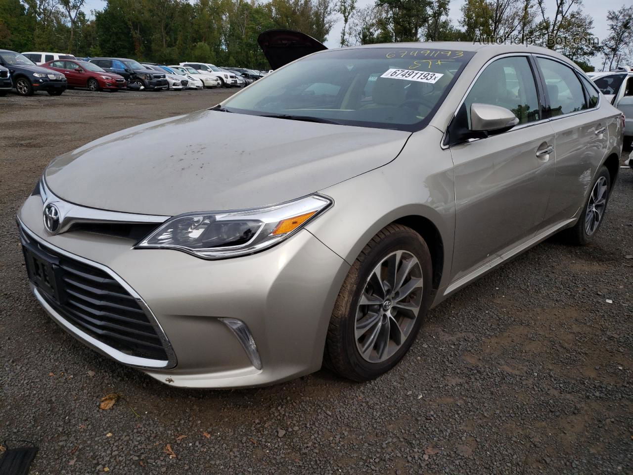 2016 Toyota Avalon Xle Желто-коричневый vin: 4T1BK1EB5GU226262