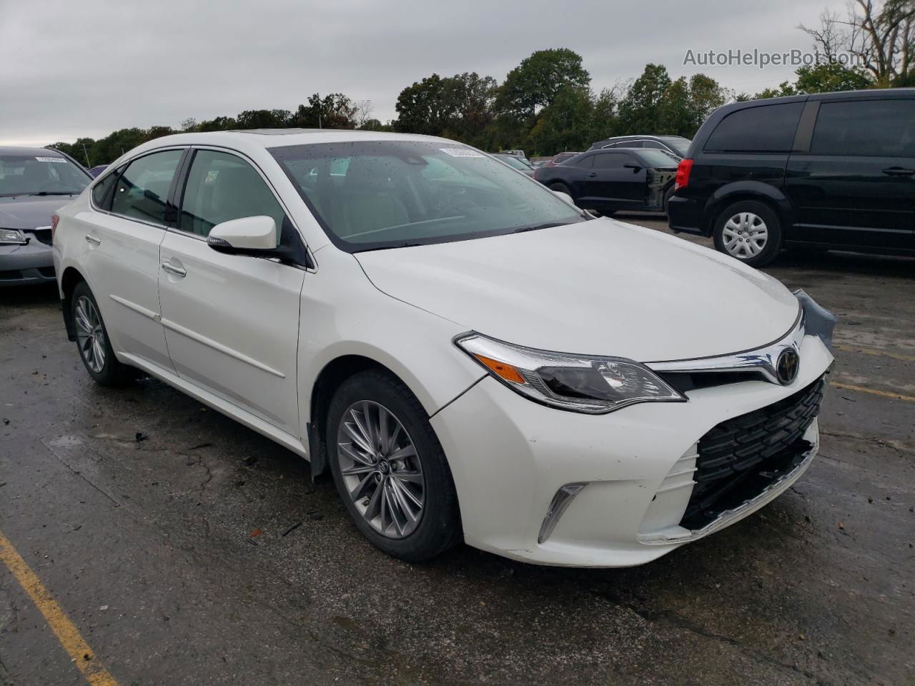 2016 Toyota Avalon Xle White vin: 4T1BK1EB5GU235592