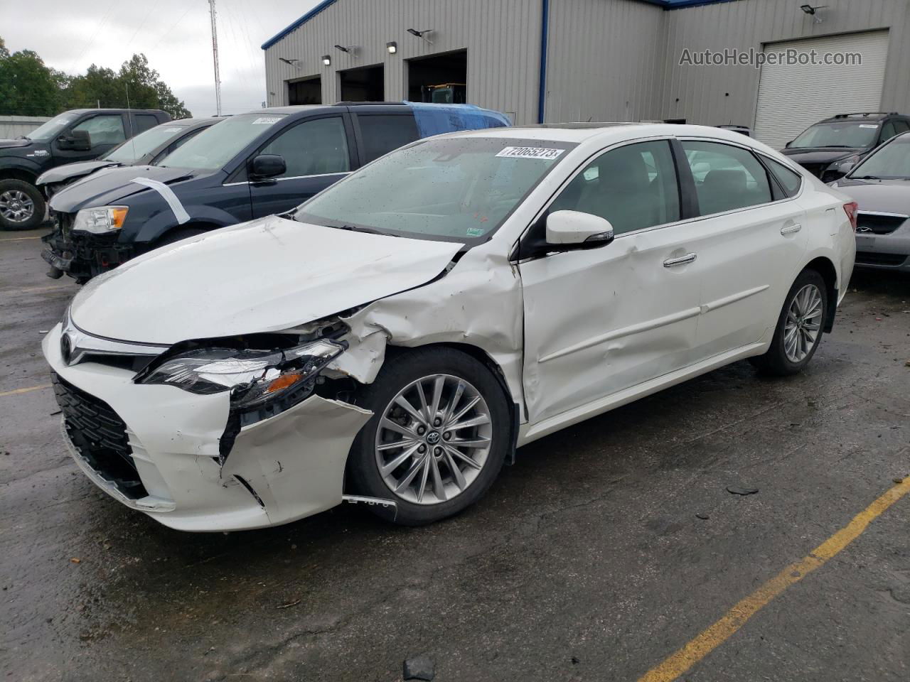 2016 Toyota Avalon Xle White vin: 4T1BK1EB5GU235592