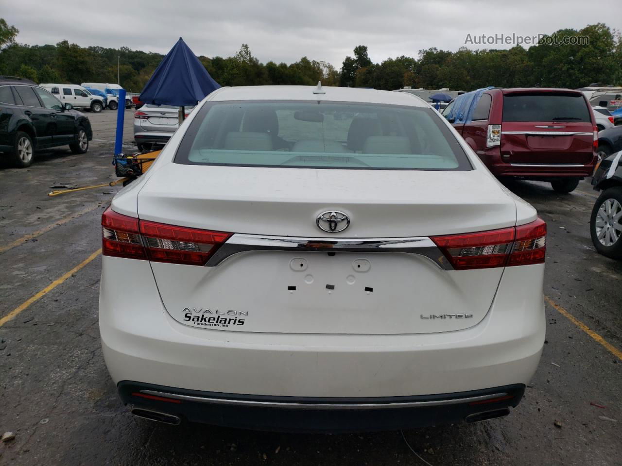 2016 Toyota Avalon Xle Белый vin: 4T1BK1EB5GU235592