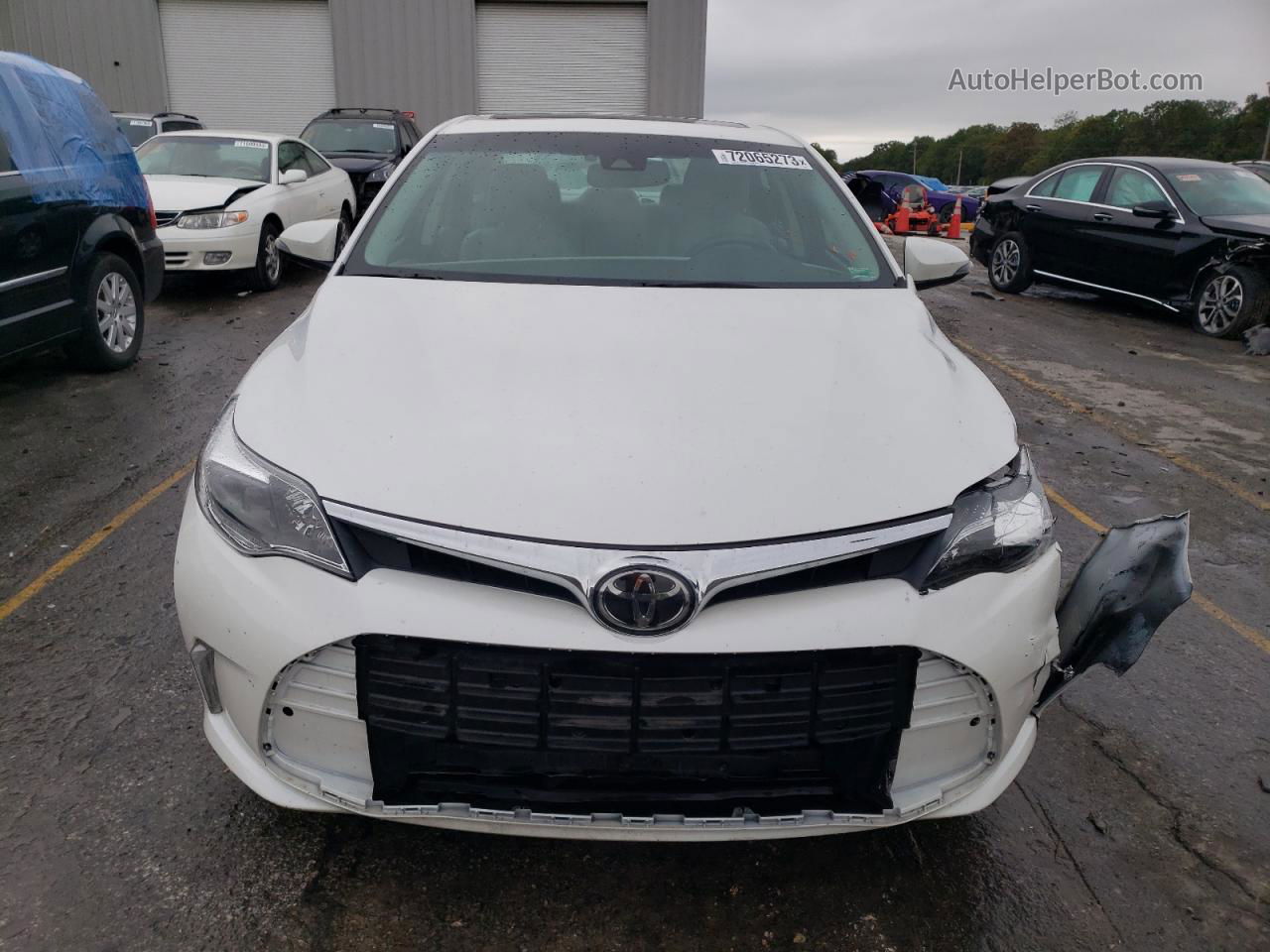 2016 Toyota Avalon Xle White vin: 4T1BK1EB5GU235592