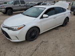 2016 Toyota Avalon Xle White vin: 4T1BK1EB6GU195619