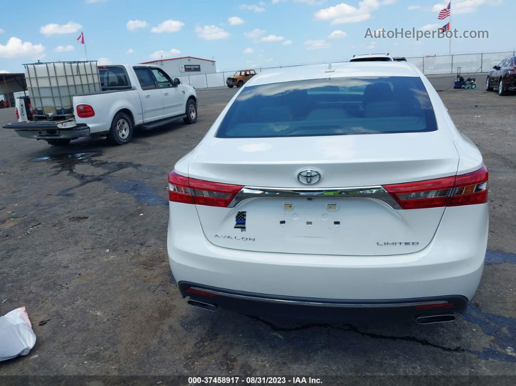 2016 Toyota Avalon Limited Белый vin: 4T1BK1EB6GU229526