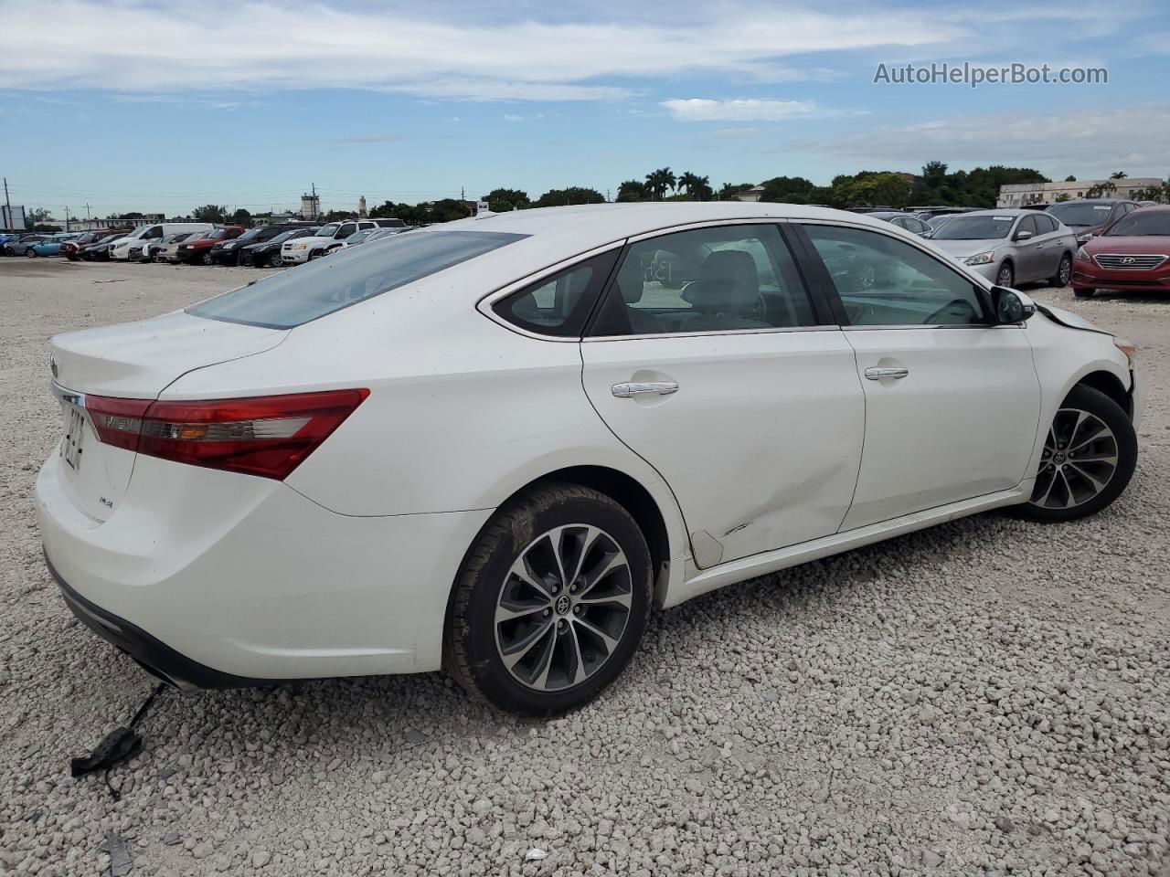 2016 Toyota Avalon Xle White vin: 4T1BK1EB7GU200889