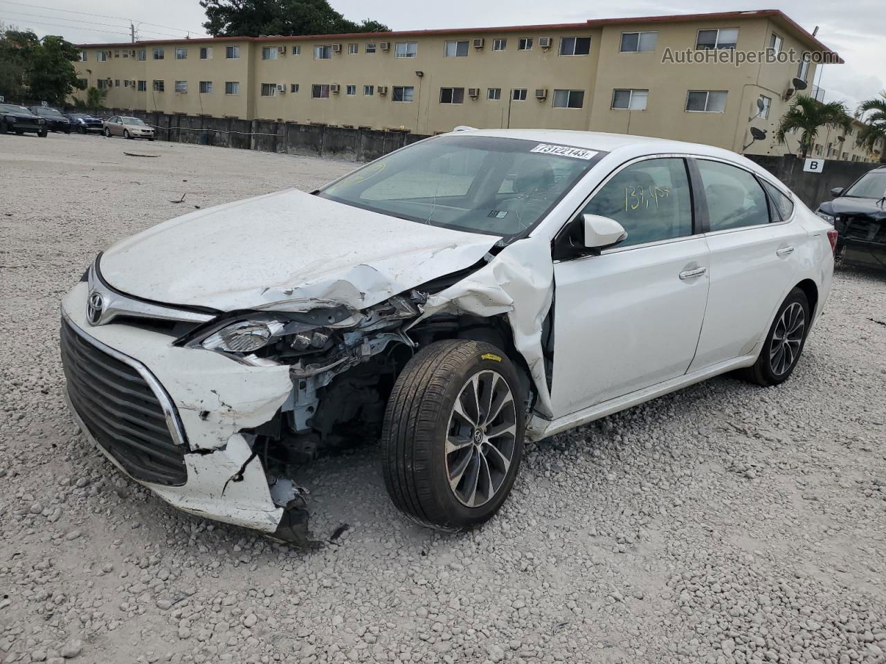 2016 Toyota Avalon Xle White vin: 4T1BK1EB7GU200889