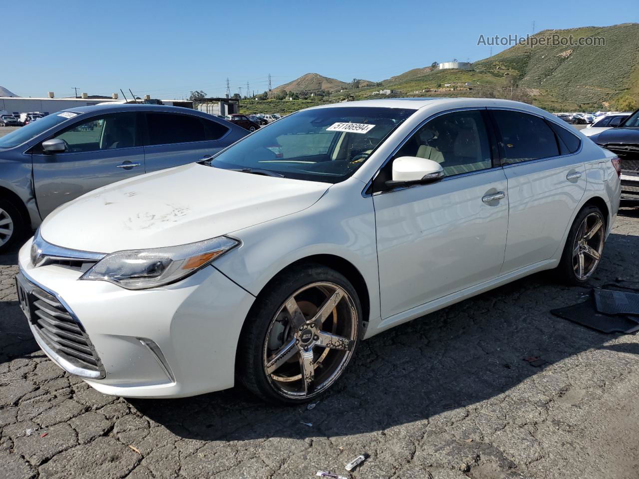 2016 Toyota Avalon Xle White vin: 4T1BK1EB8GU220407