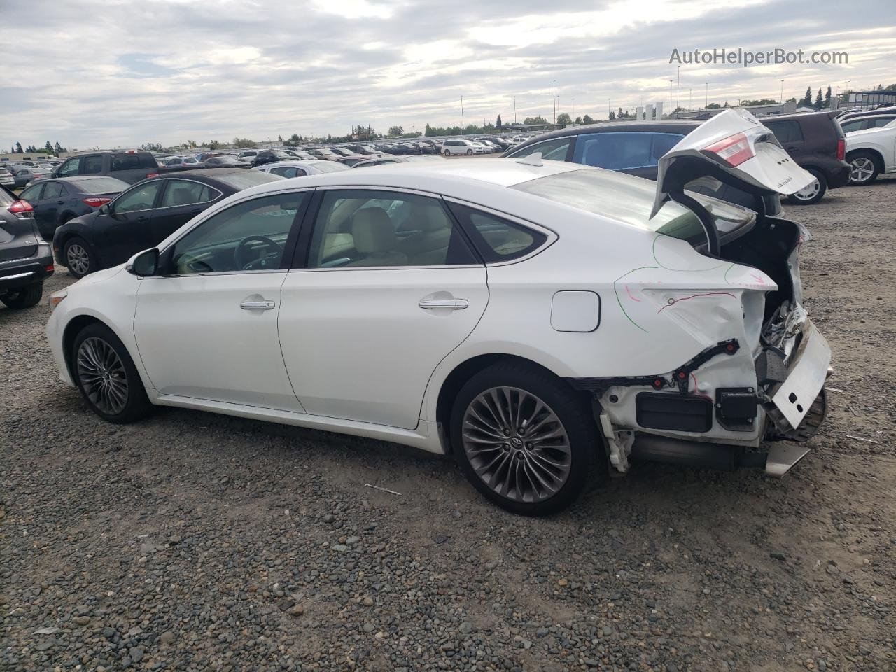 2016 Toyota Avalon Xle White vin: 4T1BK1EB8GU233481