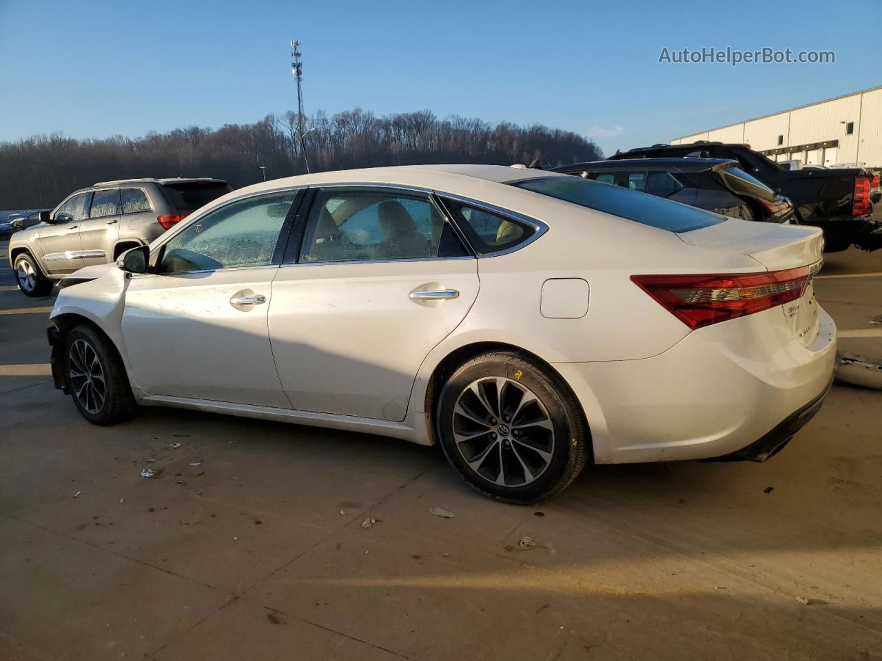 2016 Toyota Avalon Xle White vin: 4T1BK1EB9GU201476