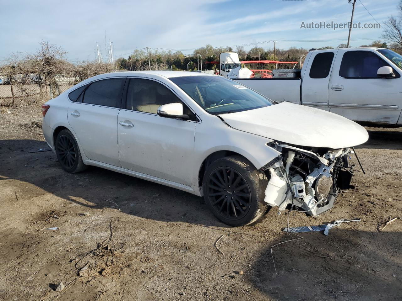 2016 Toyota Avalon Xle White vin: 4T1BK1EB9GU202269