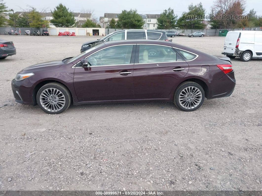 2016 Toyota Avalon Limited Maroon vin: 4T1BK1EBXGU239508