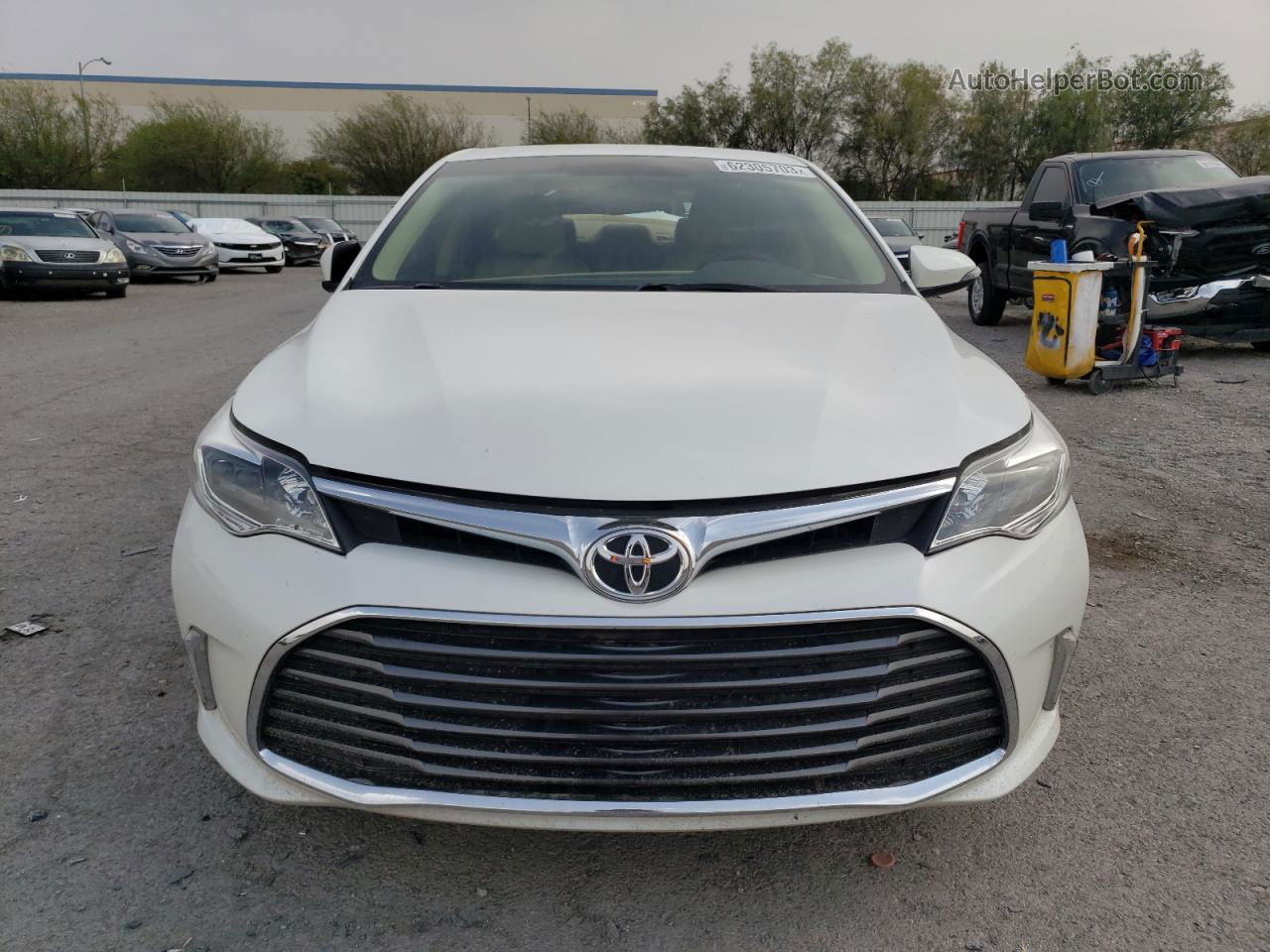 2016 Toyota Avalon Xle White vin: 4T1BK1EBXGU242294