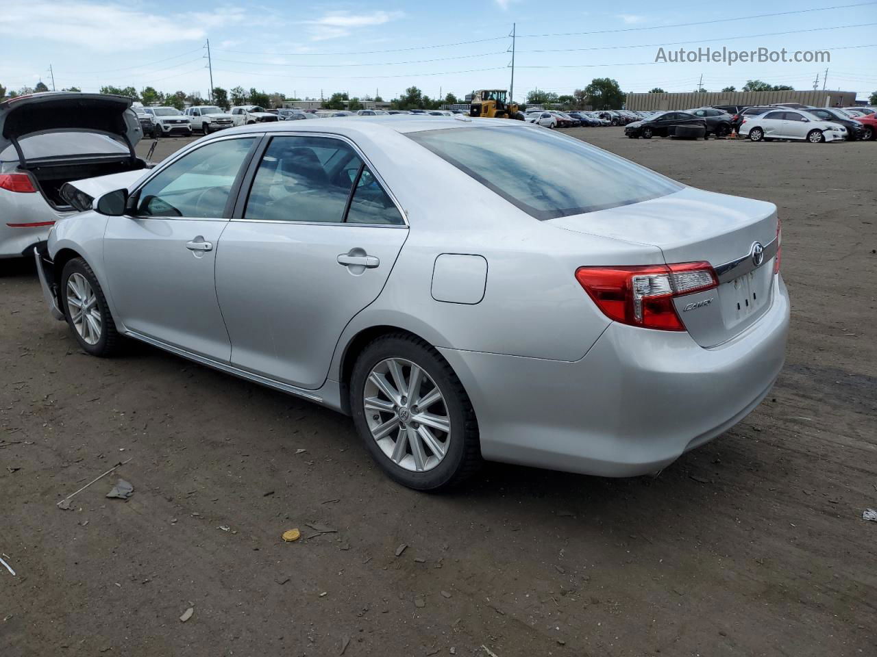 2012 Toyota Camry Se Silver vin: 4T1BK1FK0CU004057