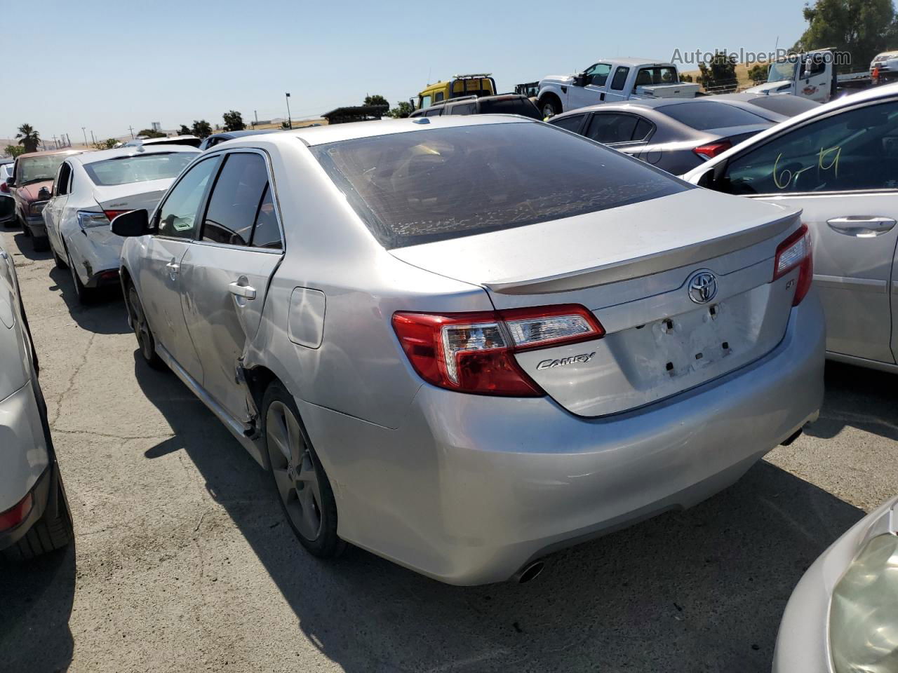 2012 Toyota Camry Se Silver vin: 4T1BK1FK0CU013213