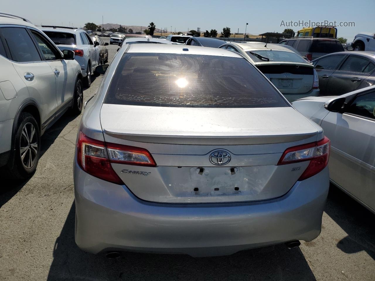 2012 Toyota Camry Se Silver vin: 4T1BK1FK0CU013213