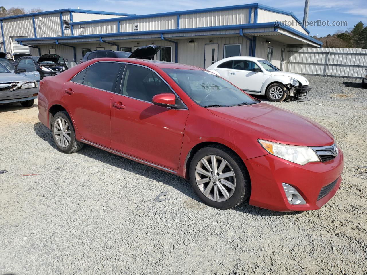 2012 Toyota Camry Se Red vin: 4T1BK1FK0CU504820