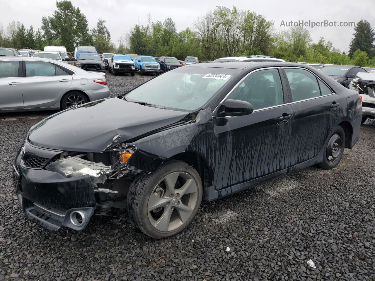 2013 Toyota Camry Se Black vin: 4T1BK1FK0DU020633