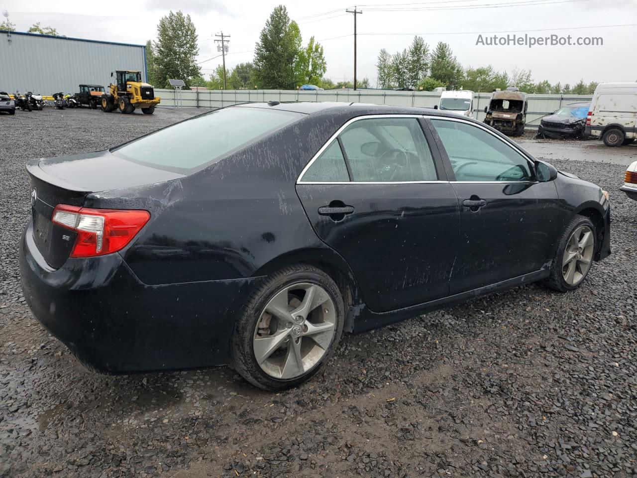 2013 Toyota Camry Se Black vin: 4T1BK1FK0DU020633