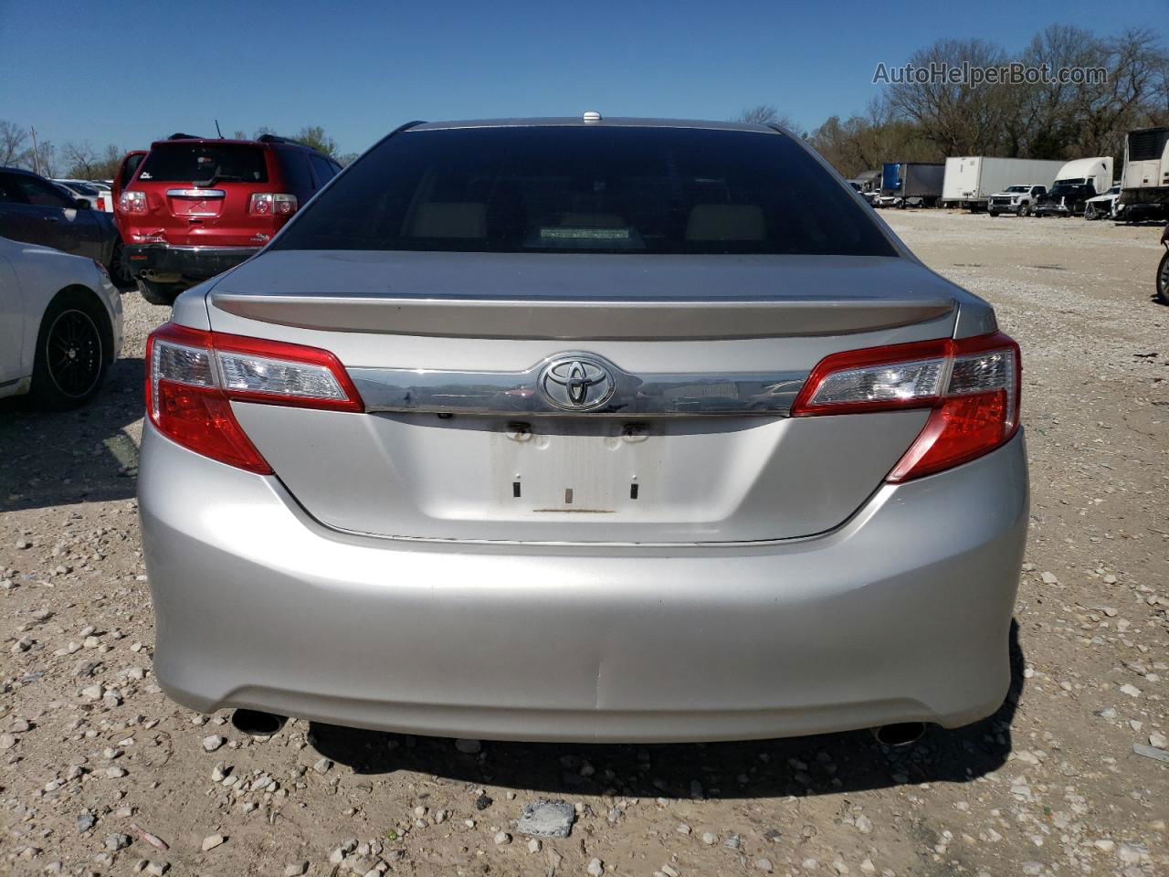 2012 Toyota Camry Se Silver vin: 4T1BK1FK1CU005492