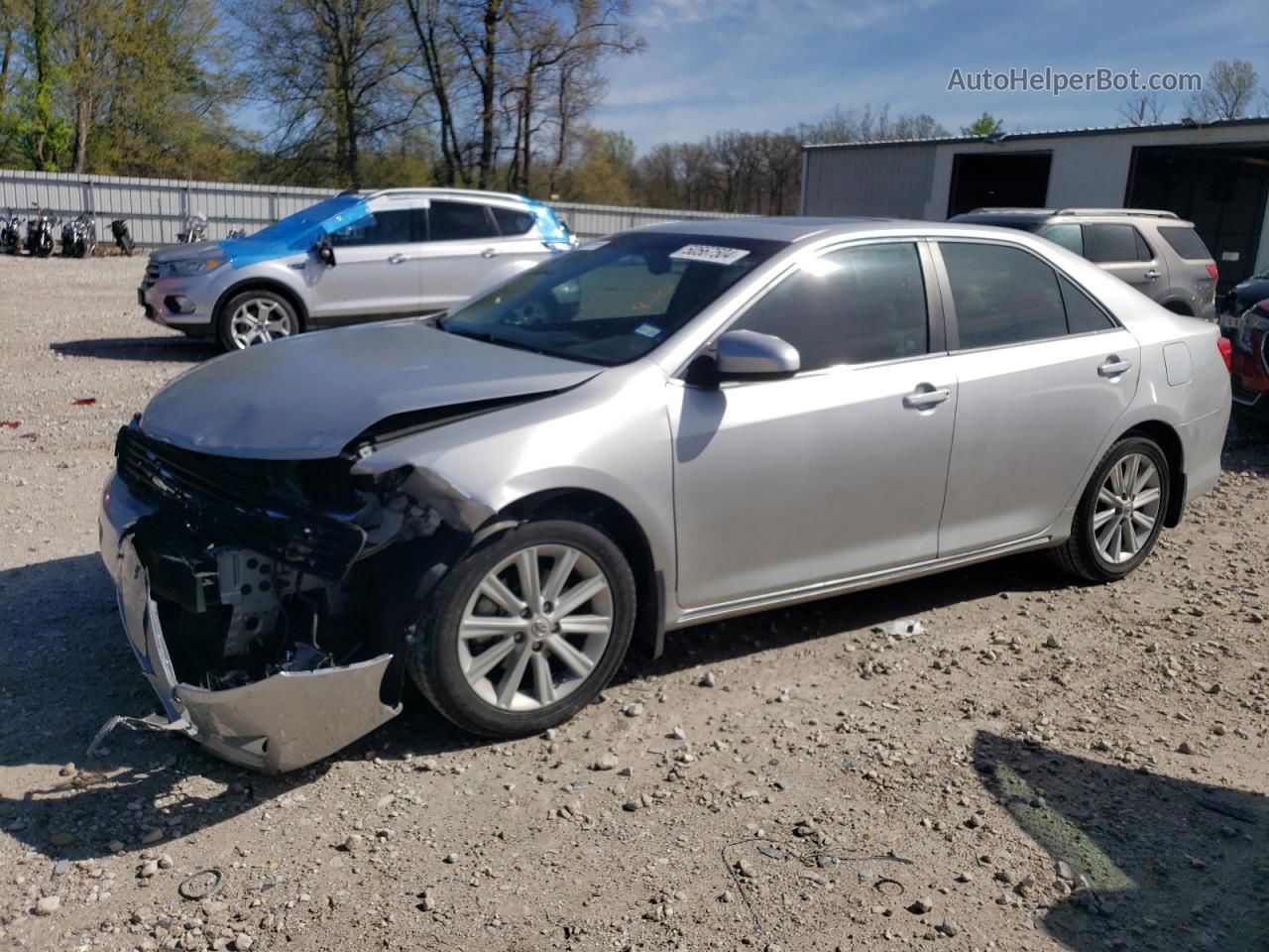 2012 Toyota Camry Se Silver vin: 4T1BK1FK1CU005492