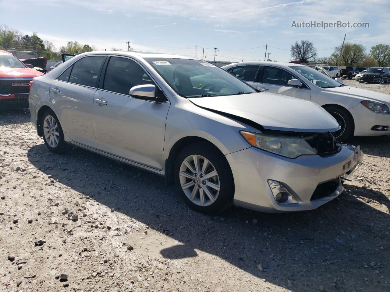 2012 Toyota Camry Se Silver vin: 4T1BK1FK1CU005492