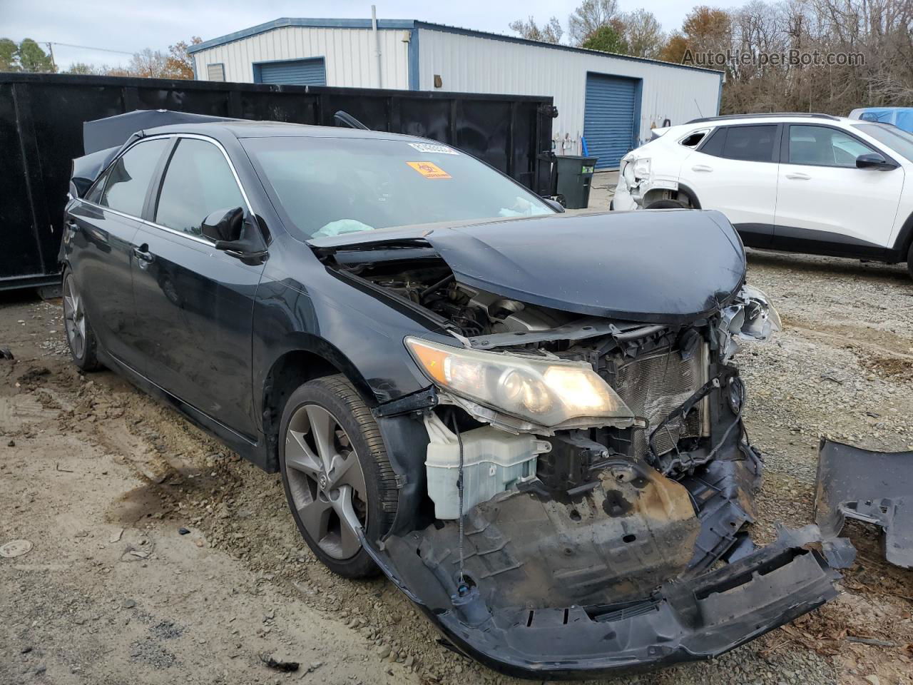 2012 Toyota Camry Se Black vin: 4T1BK1FK2CU003458