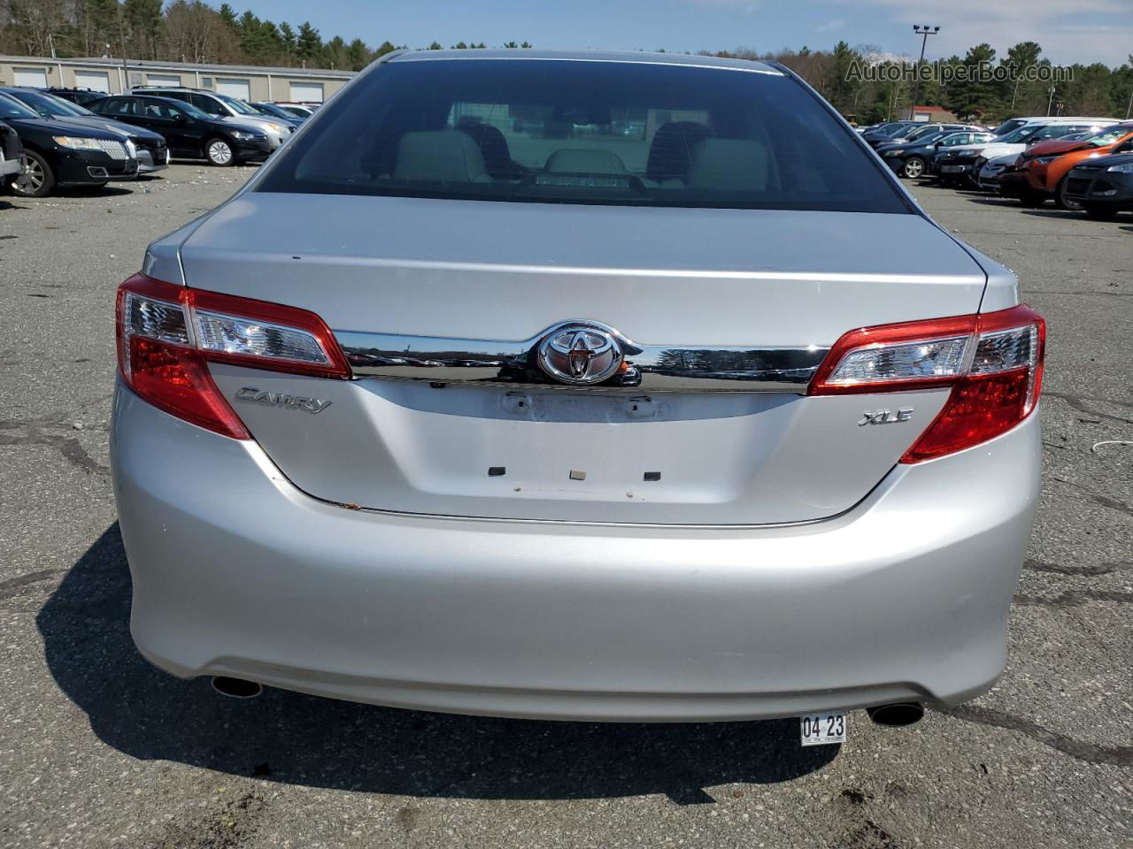 2012 Toyota Camry Se Silver vin: 4T1BK1FK2CU007915