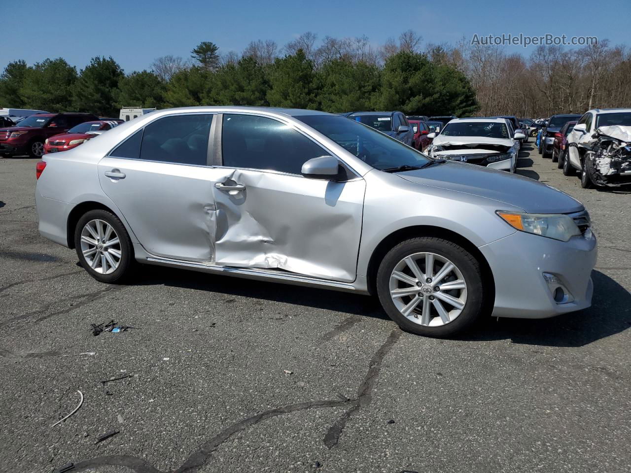 2012 Toyota Camry Se Серебряный vin: 4T1BK1FK2CU007915