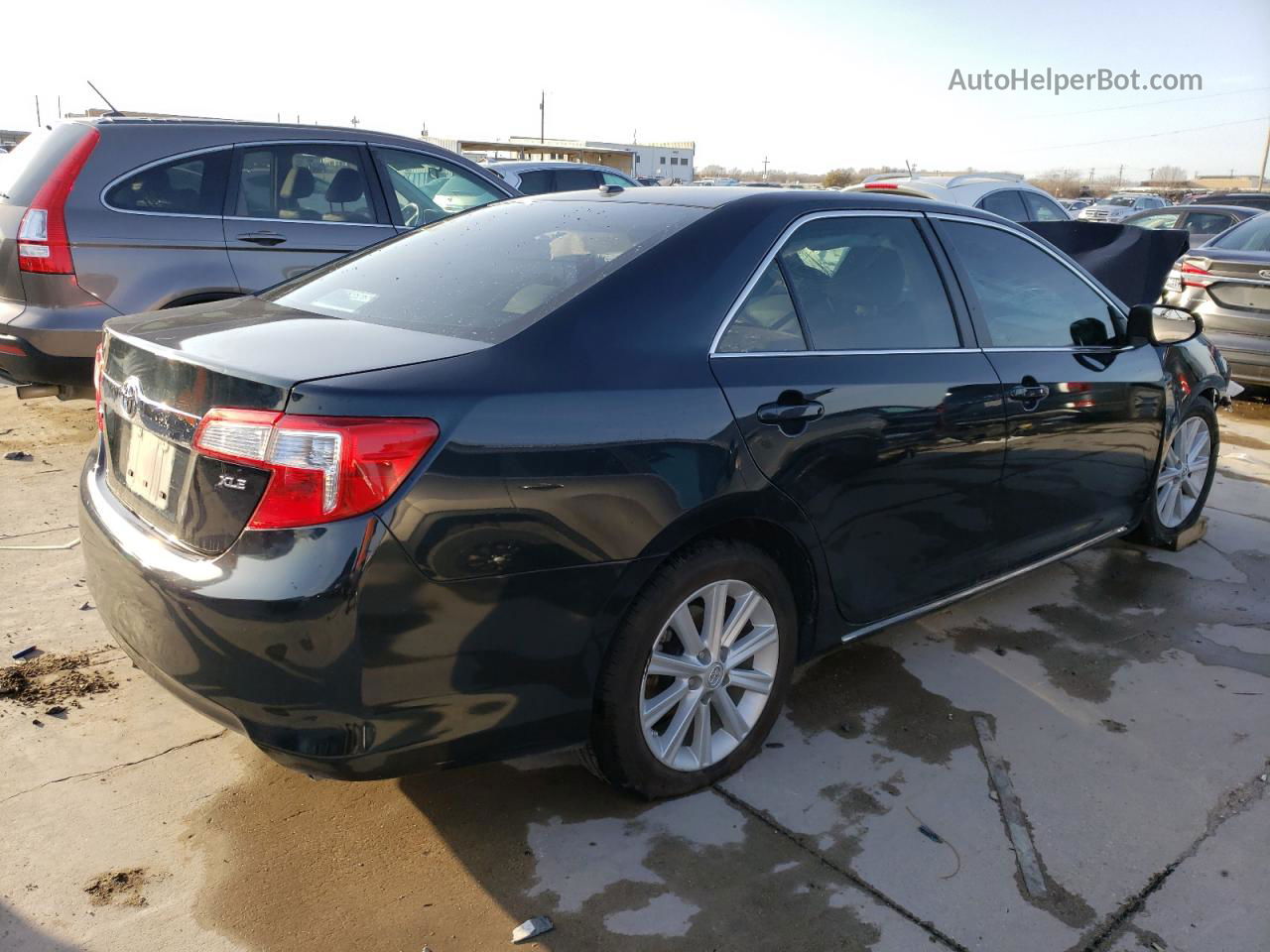 2012 Toyota Camry Se Black vin: 4T1BK1FK2CU011186