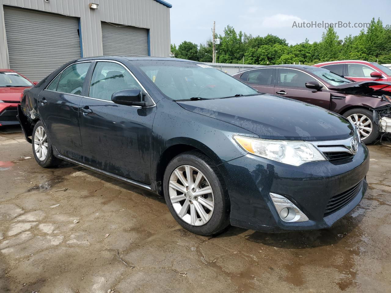 2013 Toyota Camry Se Blue vin: 4T1BK1FK2DU534452