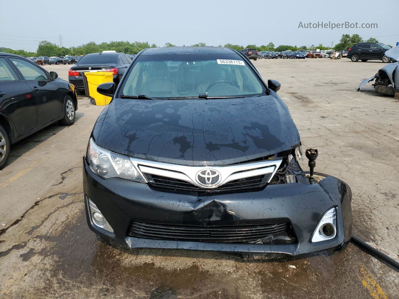 2012 Toyota Camry Se Black vin: 4T1BK1FK3CU501619