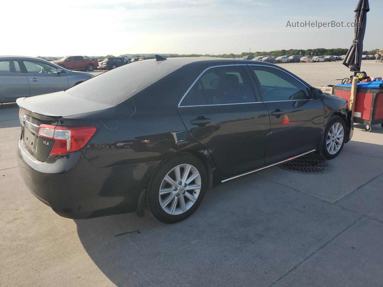 2012 Toyota Camry Se Black vin: 4T1BK1FK3CU510045