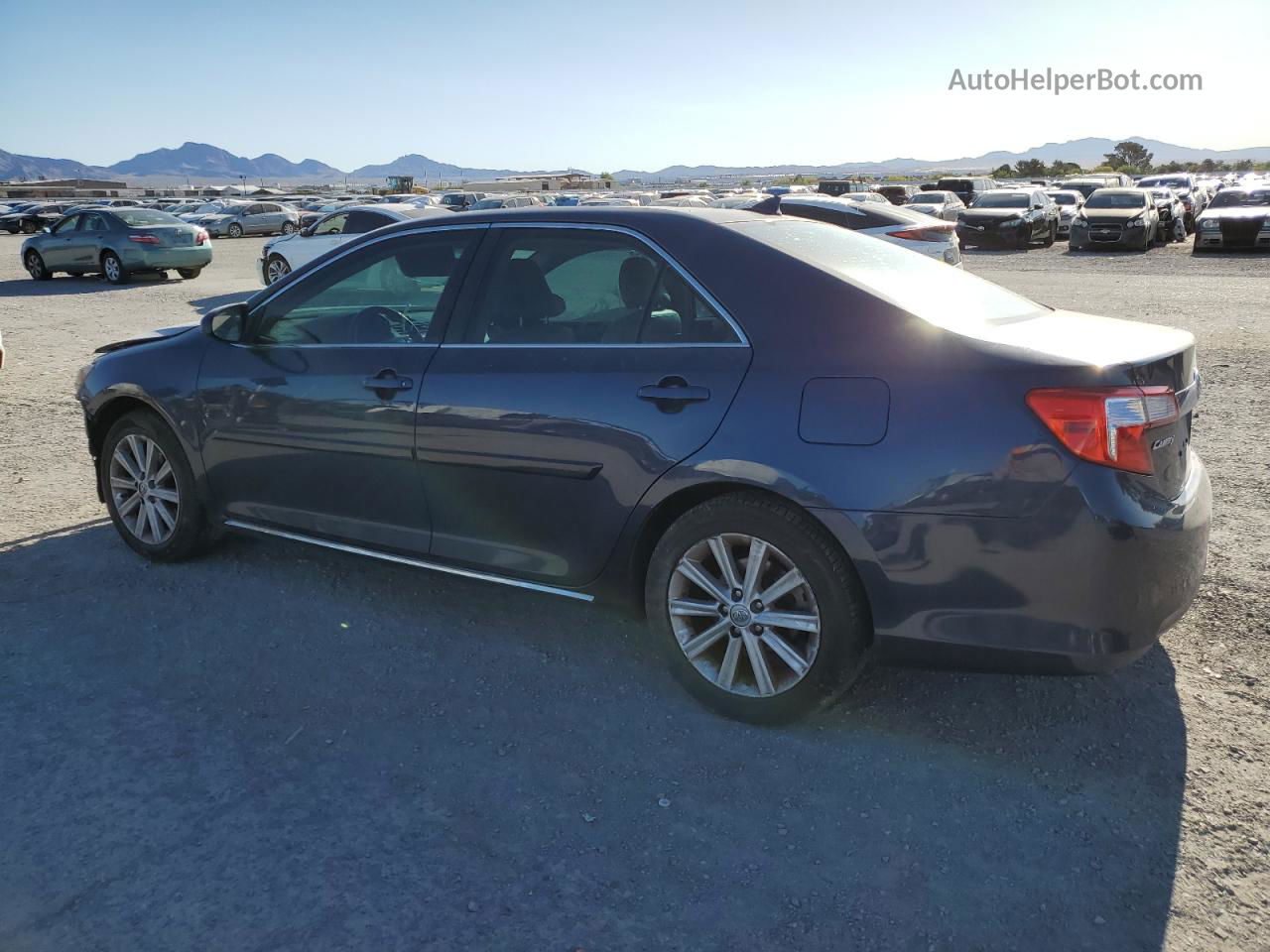 2014 Toyota Camry Se Blue vin: 4T1BK1FK3EU549043