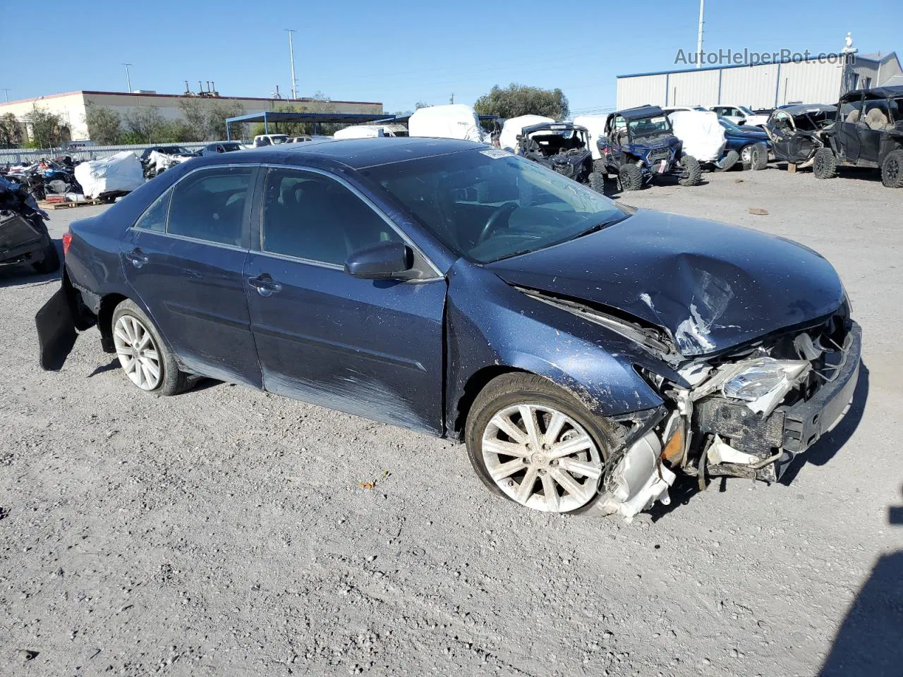 2014 Toyota Camry Se Blue vin: 4T1BK1FK3EU549043