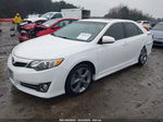 2014 Toyota Camry Se V6 White vin: 4T1BK1FK3EU550628