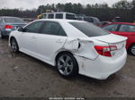 2014 Toyota Camry Se V6 White vin: 4T1BK1FK3EU550628