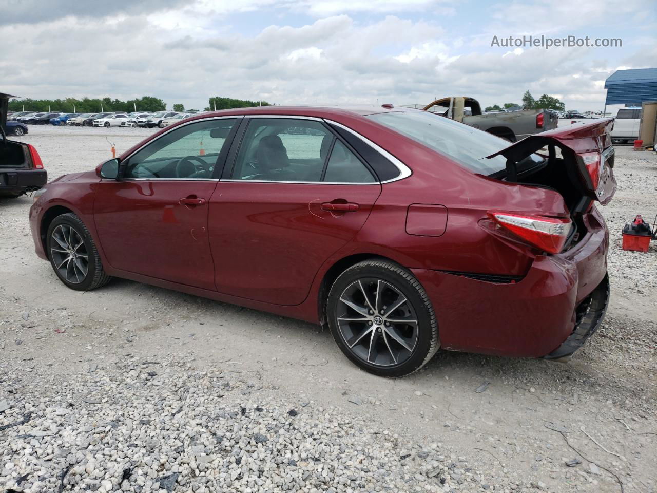 2016 Toyota Camry Xse Red vin: 4T1BK1FK3GU569005