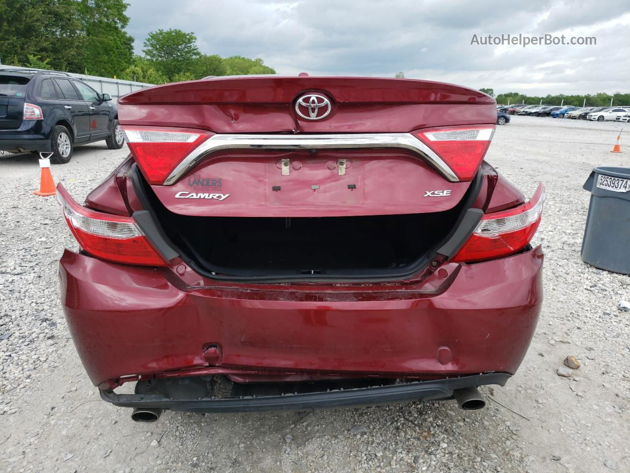 2016 Toyota Camry Xse Red vin: 4T1BK1FK3GU569005