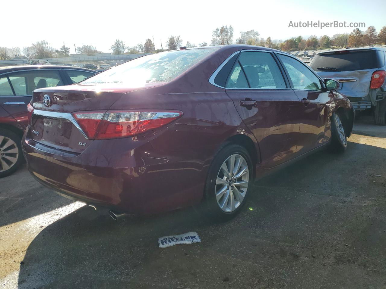 2016 Toyota Camry Xse Red vin: 4T1BK1FK3GU569439